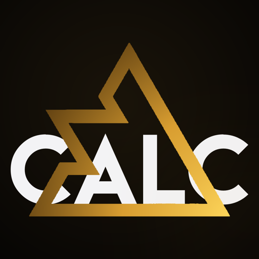Lineman's Calculator app icon: a gold Digital Apprentice delta over the word CALC